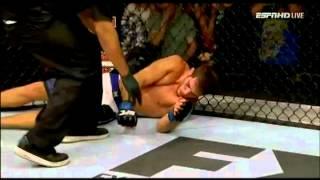 Justin Lawrence knock out w/ leg