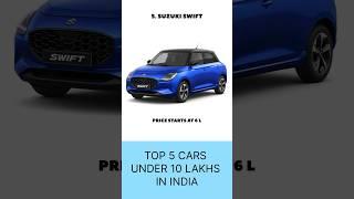 Top 5 Budget Cars in India Under ₹10 Lakhs!