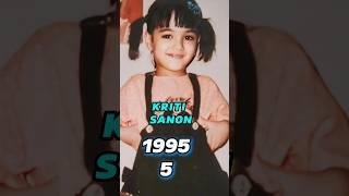 KRITI SANON Age Transformation (1990-2025) #kritisanon old photos then & now