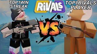 #1 WINSTREAK PLAYER VS THE BEST RIVALS PLAYER... (Roblox Rivals)