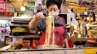 라면 경력 40년! 할머니가 끓여주는 봉지라면, 비빔면, 짜파구리 Bibim noodles, Black Bean noodles / korean street food