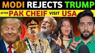 MODI REJECT TRUMP'S INVITATION? PAK CHEIF MEET TRUMP ON IRAN ISRAEL WAR, SOHAIB CH REAL TV LATEST