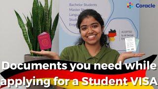 Documents you need while applying for a German Student Visa from India!