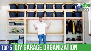 Top 5 DIY Garage Organization! The Best Maker Videos for Your Next Build!