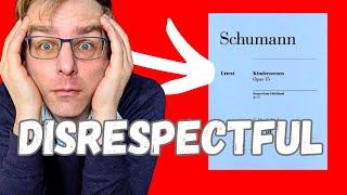 Henle Editors ACCUSE Pianists of being DISRESPECTFUL to Schumann!!