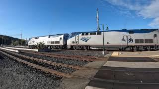 Amtrak train #5 California Zephyr in Martinez Ca 11/2/24