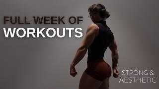 MY FULL WEEK OF GYM WORKOUTS | LeanBeefPatty