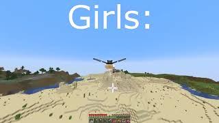 Megamanny_-_describes how boys and girls travel in Minecraft.