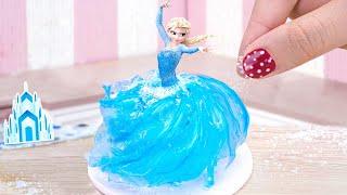  Amazing Miniature ELSA Rice Paper Cake Decorating | Perfect 1000+ Miniature Ideas Cake