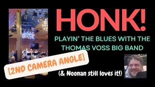 Honk! Emile Ryjoch plays the blues w. @tvossmusic Big Band [2ND CAMERA ANGLE]