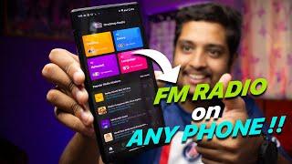 HOW TO GET FM RADIO ON ANY SMARTPHONE ??? | Best FM Radio App |