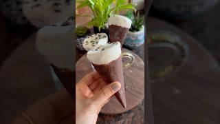 Vanilla chocolate cones