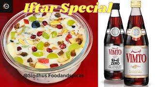 Ramadan / Iftar Special Fruit Custard | VIMTO Mojito #dessert EP 168