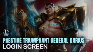 [4K 60FPS] Prestige Triumphant General Darius - Animated Splash Art | League of Legends