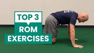 Top 3 Exercises to Improve Your Range of Motion | Mid-Back & Hip Mobility