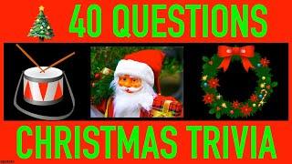 CHRISTMAS TRIVIA QUIZ 2022 - 40 Christmas General Knowledge Trivia Questions and Answers Pub Quiz