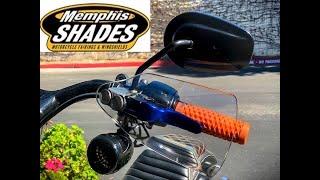 Memphis Shades Ghost Hand Guards | How-to Install Hand Guards on a Harley-Davidson Dyna