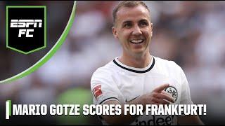 Mario Gotze gets his first goal for Eintracht Frankfurt 