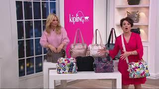 Kipling Zip Top Shoulder Bag w/ Crossbody Strap - Felicity on QVC