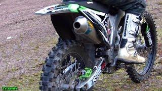 Kawasaki KX250F FMF MegaBomb Soundcheck & Test Ride