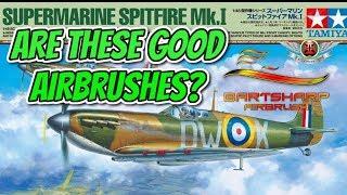 BARTSHARP AIRBRUSHES! PAINTING TAMIYA SPITFIRE!