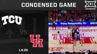 TCU vs. #12 Houston Condensed Game | 2024-25 Big 12 Men's Basketball