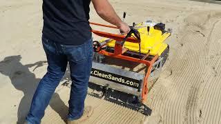 Barracuda Beach Cleaner Gas and New, 100% Electric Version both Available at CleanSands