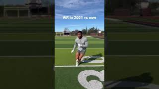 WR in 2001 vs now