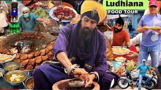 Ludhiana Food Tour-1 -सडक़ जाम समोसे | Best Shardai | Kaanji | चिकड़ छोले | आटे वाला अमृतसरी कुलचा |