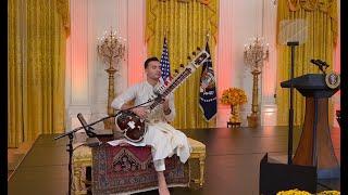 Rishab Rikhiram Sharma Live at The White House | Diwali Celebration | Sitar for Mental Health Live