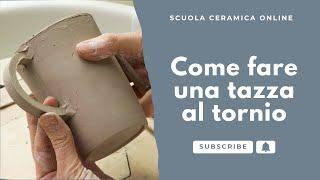 Come fare una tazza al tornio