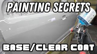 How to paint a BASE COAT/CLEAR COAT finish with amazing results!