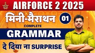 English AIRFORCE 2/2025 Mini Marathon -01 Grammar for Airforce 2 English 2025 By Sanjeev Thakur Sir