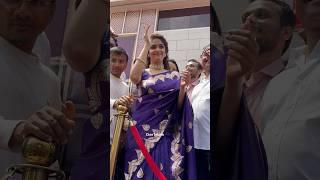 Keerthi Suresh Theenmaar Dance at  #MaangalyaShopping Mall at RTC Cross Roads ￼