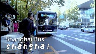 【4k】Walk shanghai\上海公交966路shanghai bus\漫步在上海\Walk china\ SHANGHAI STREET \上海の街