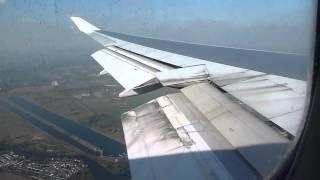 Approaching and landing in LHR by H.F. Boeing 747 British Airways