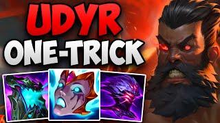 CHALLENGER UDYR ONE-TRICK INSANE SOLO CARRY GAMEPLAY | CHALLENGER UDYR JUNGLE | Patch 14.15 S14