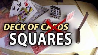 Deck of Cards: 90 Degree SQUARES (self-verifying)