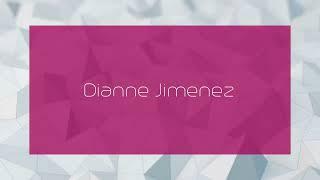 Dianne Jimenez - appearance