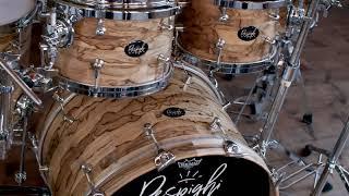 Black limba Drumkit - Respighi Drums