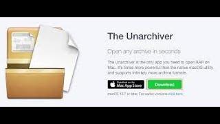 Free ZIP & WinRAR app for Mac - Install Unarchiver app on MacOS to decompress / extract ZIP & RAR