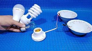 How to generate free electricity with water (3 types Bulb) | Simple Tips