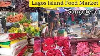 Sangotedo Food Market Ajah || Current Price Of Foodstuffs On The Island Lagos