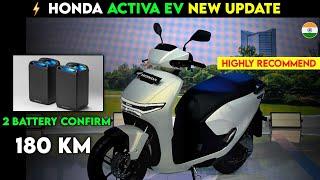 Honda ACTIVA Electric Scooter | Latest Update | Range 180KM | Activa electric Update | Ev Auto gyan