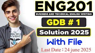 ENG201 GDB SOLUTION SPRING 2025 | 100& Correct and Verified | The Merciful Academy
