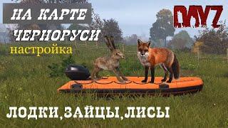 Добавление ЛОДОК, ЛИС, ЗАЙЦЕВ на Чернорусь. Если надо... Dayz Server.