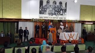 LG Manoj Sinha addresses  Jammu and Kashmir Legislative Assembly during Budget session