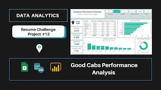 Data Analyst Resume Project | Good Cabs Performance Analysis @codebasics Resume Project Challenge_13