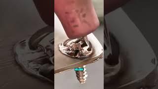 Seamless Metal Joints with Cold Welding #shorts