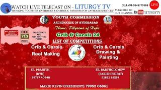 Carols Competition 7pm | Youth Commission Archdiocese of Hyderabad | 7-12-24